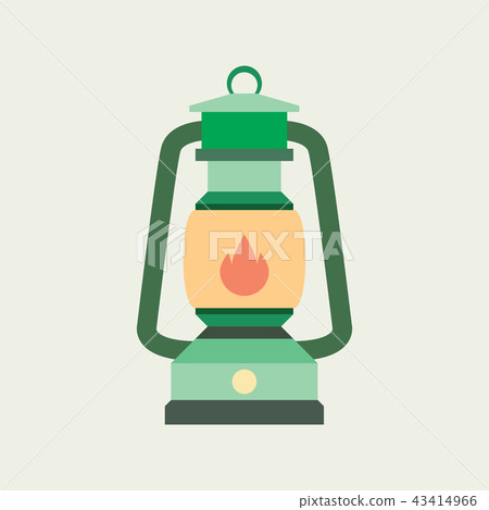 lantern icon. Flat design lantern icon. Flat design 43414966