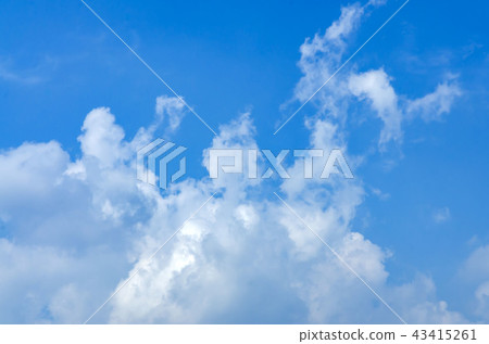 Blue sky and clouds 43415261