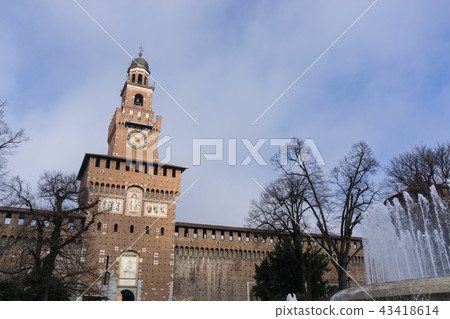 Castle Sforzesco tower 43418614