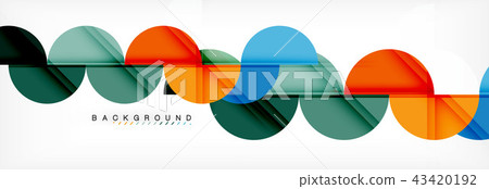 Circle modern geometrical abstract background illustration Circle modern geometrical abstract background illustration 43420192