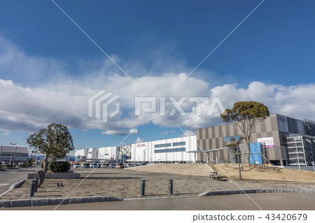 Cityscape of tourist attraction Onahama in Iwaki City, Fukushima Prefecture, which boasts the second largest population in Tohoku 43420679