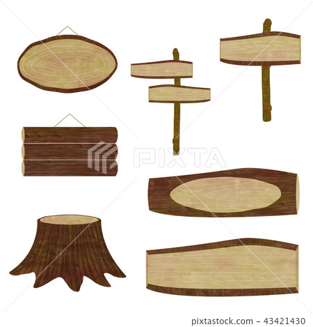 Wooden sign set Wooden sign set 43421430