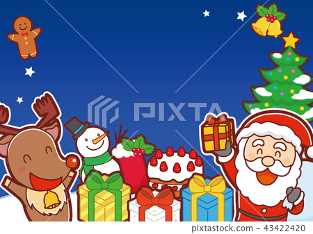 Download Illustration Material Christmas Message Stock Illustration 43422420 Pixta PSD Mockup Templates