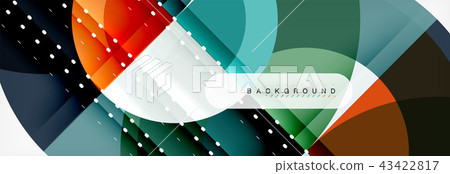 Vector circular geometric abstract background Vector circular geometric abstract background 43422817