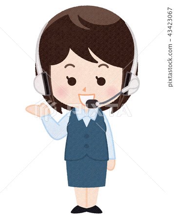 電話接線員女人 電話接線員女人 43423067