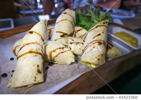 roll or Mexican roll or Mexican wrap 43423360
