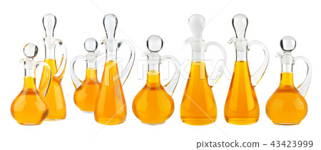 Vegelable oil isolated on white background. Collection 43423999