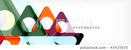 Abstract geometric background. Modern overlapping triangles. Unusual color shapes for your message Abstract geometric background. Modern overlapping triangles. Unusual color shapes for your message 43425670
