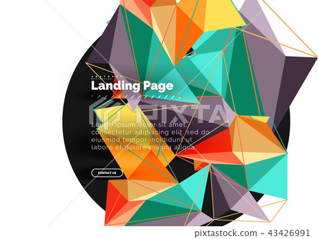 3d Triangle Graphic Design