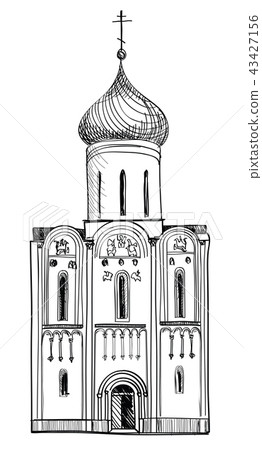 Old russian church Suzdal Russia. Tourist landmark 43427156