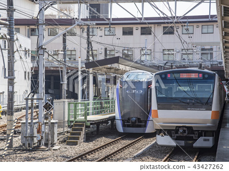 [Limited Express Super Azusa E353 Series Hachioji Station] 43427262