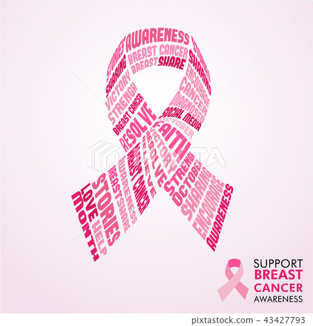 Breast Cancer Awareness Month pink ribbon concept Breast Cancer Awareness Month pink ribbon concept 43427793