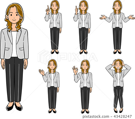 Portrait of a successful business woman in front of modern business  building. Young manager poses outside. Woman employee of an office.  34055997 Stock Photo at Vecteezy