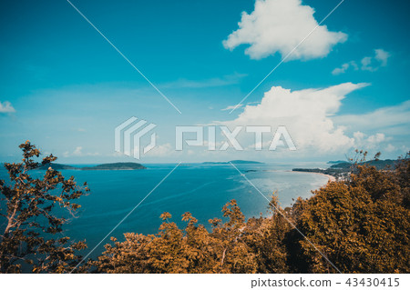View point matsee with sea and mountain in chumphon province 43430415