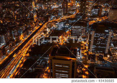 Beautiful building and architecture in Yokohama city skyline Beautiful building and architecture in Yokohama city skyline 43430885