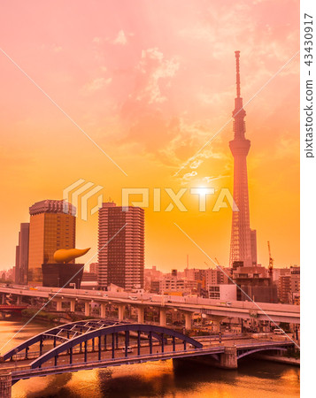 Beautiful cityscape with tokyo sky tree around architecture and building of tokyo city japan Beautiful cityscape with tokyo sky tree around architecture and building of tokyo city japan 43430917