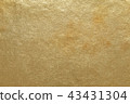 Gold leaf texture background 43431304