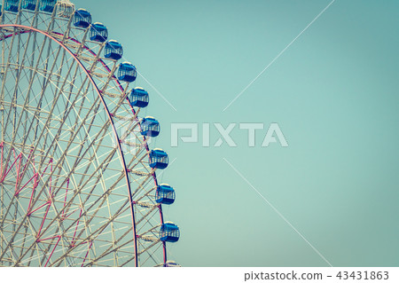 Ferris wheel in amusement park Ferris wheel in amusement park 43431863