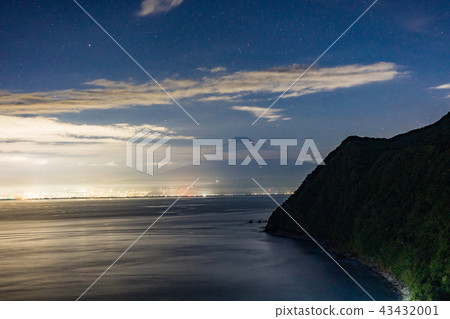 （靜岡縣）從西伊豆Ida看到的富士山 43432001