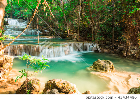 Huay Mae Kamin waterfall National Park, Thailand 43434480