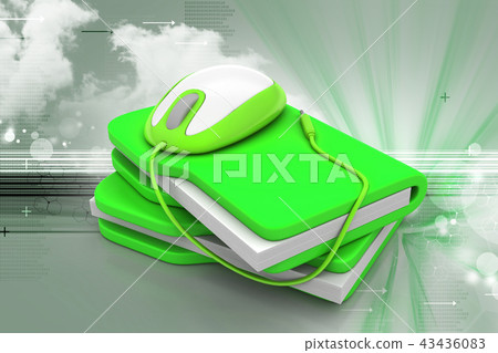 mouse with file folder 43436083