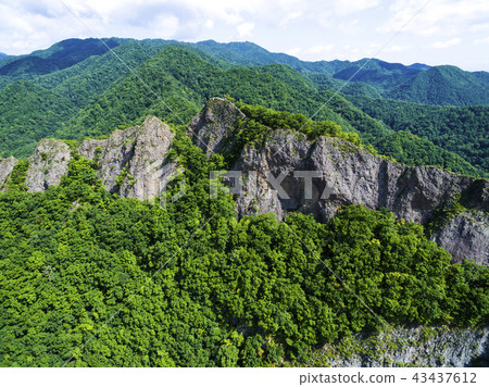 Yatsura Mountain Aerial Photography (Hokkaido Sapporo City) 43437612