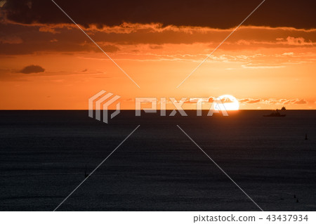 Waikiki Beach "Hawaii's Sunset" / Sunset in Hawaii_1 43437934