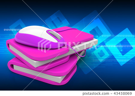 mouse with file folder 43438069