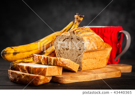 Homemade banana bread Homemade banana bread 43440365