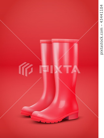 Red rain boots Red rain boots 43441184