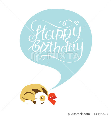 happy birthday greeting card. vector illustration happy birthday greeting card. vector illustration 43443827