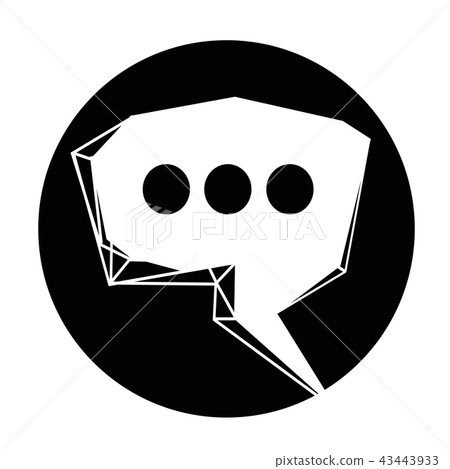 Speech bubble icon Speech bubble icon 43443933