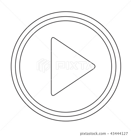 Play button icon Play button icon 43444127