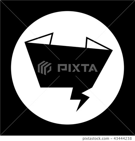 Speech bubble icon Speech bubble icon 43444238