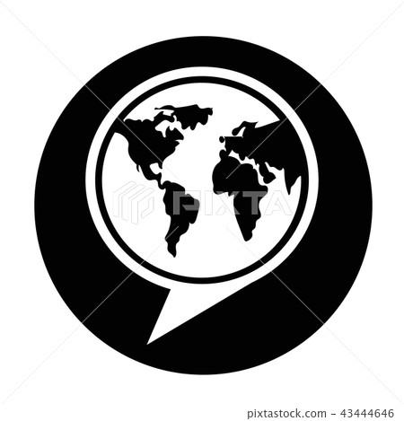 Globe icon 43444646