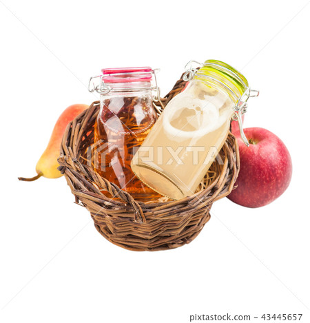 Homemade pear and apple cider 43445657