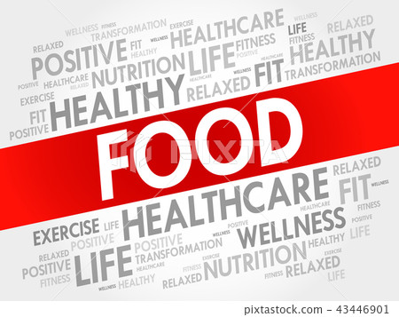FOOD word cloud background 43446901
