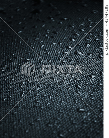 Water drops on fabric texture 43447198