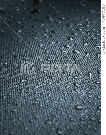 Water drops on fabric texture Water drops on fabric texture 43447199