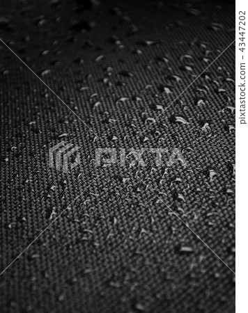 Water drops on fabric texture 43447202
