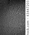 Water drops on fabric texture 43447203