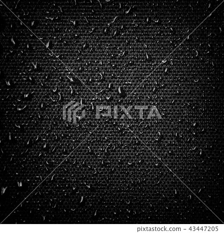Water drops on fabric texture Water drops on fabric texture 43447205