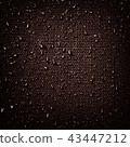 Water drops on fabric texture 43447212