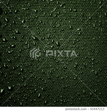 Water drops on fabric texture Water drops on fabric texture 43447213
