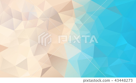 vector polygonal background blue beige 43448273