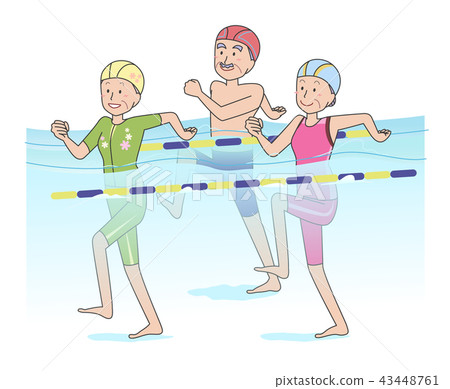 高級走在水中 43448761