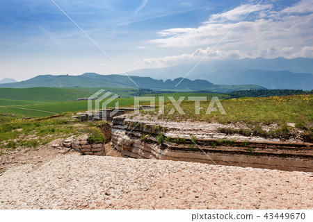 Trenches in Lessinia - First World War - Italy 43449670