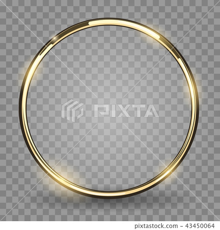 Gold ring on transparent background Gold ring on transparent background 43450064
