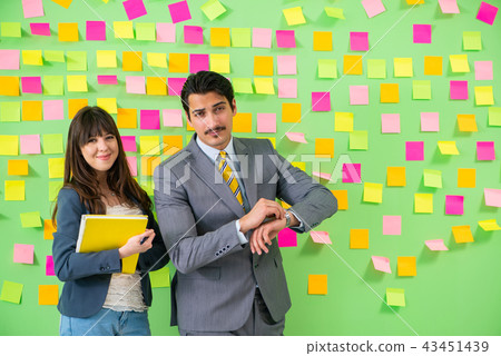 Business colleagues discussing future priorities 43451439