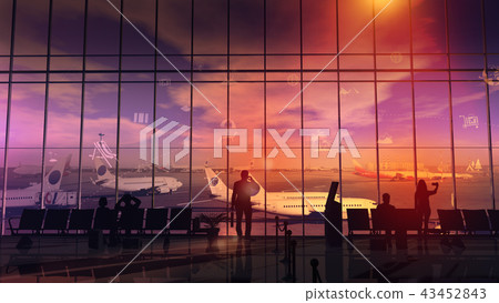 Travel by plane in summer Travel by plane in summer 43452843